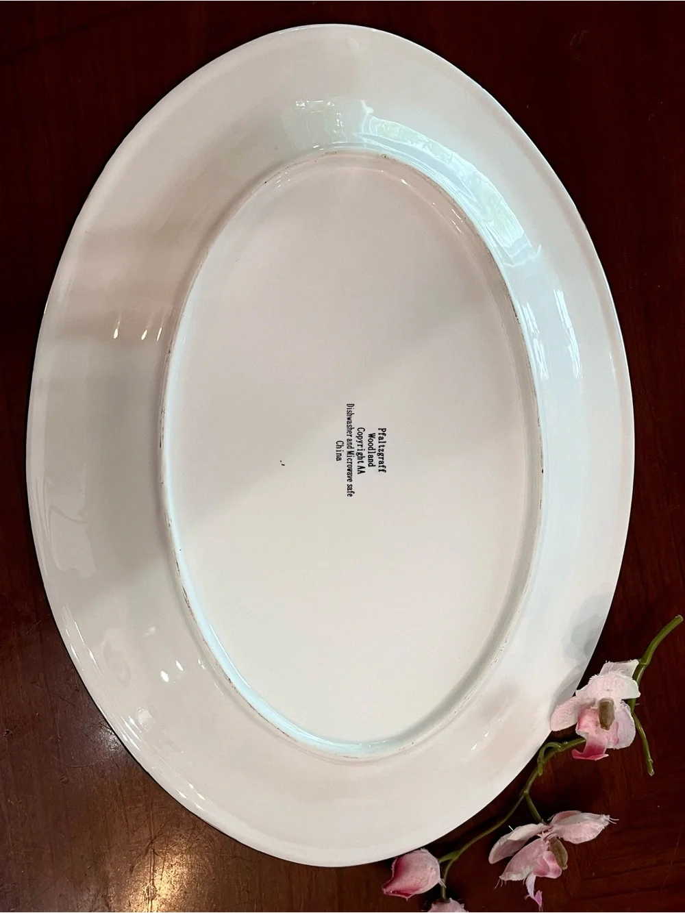 Pfaltzgraff Woodland Oval platter vintage pfaltzgraff